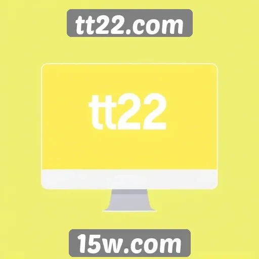 Análise da interface de usuário do tt22.com